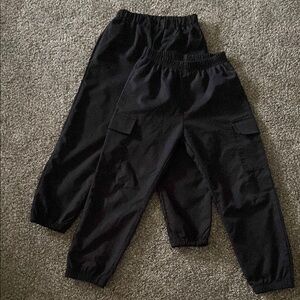 Kids Black Pants (set of 2)